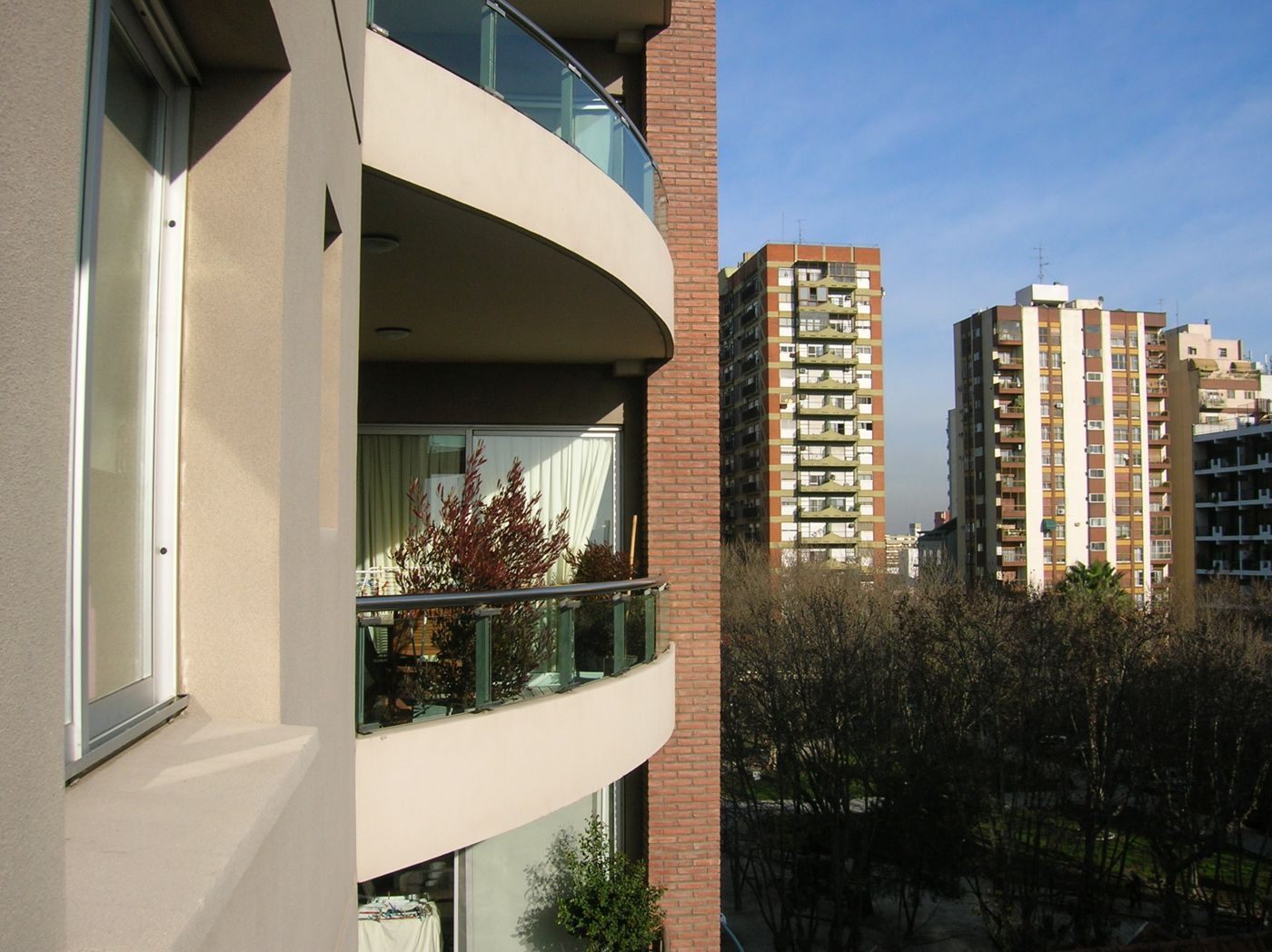 Baranda de vidrio