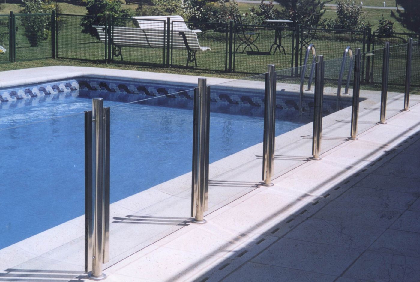 Cerco de vidrio para pileta