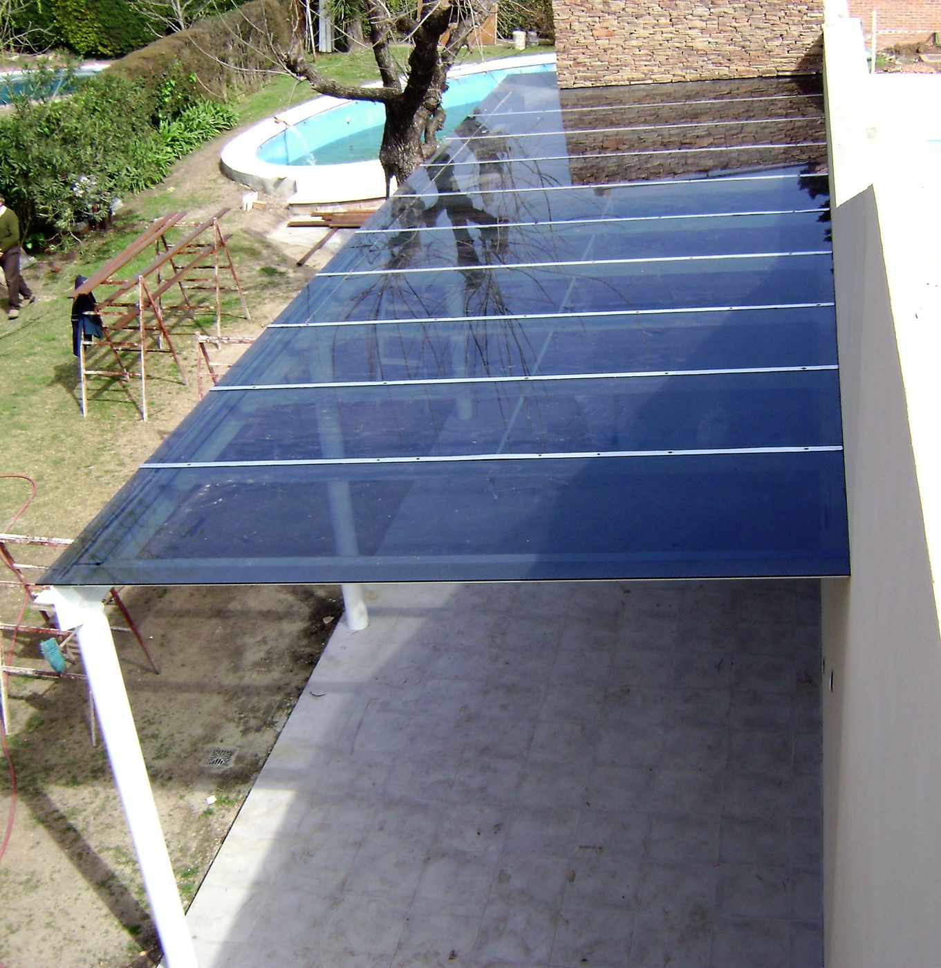 Techo vidriado